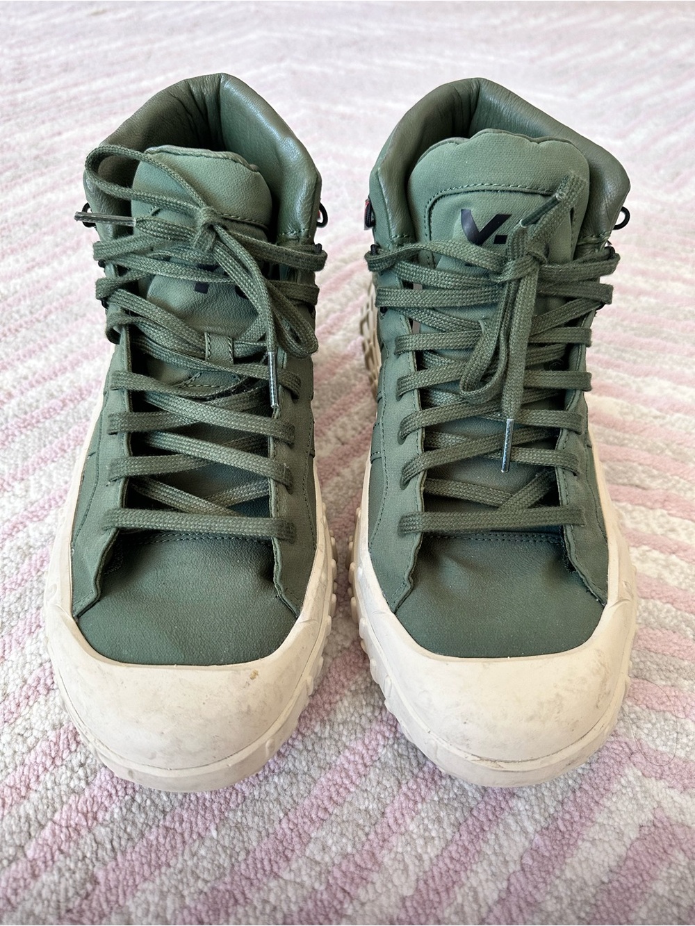 Y-3 Green Sneakers size 8